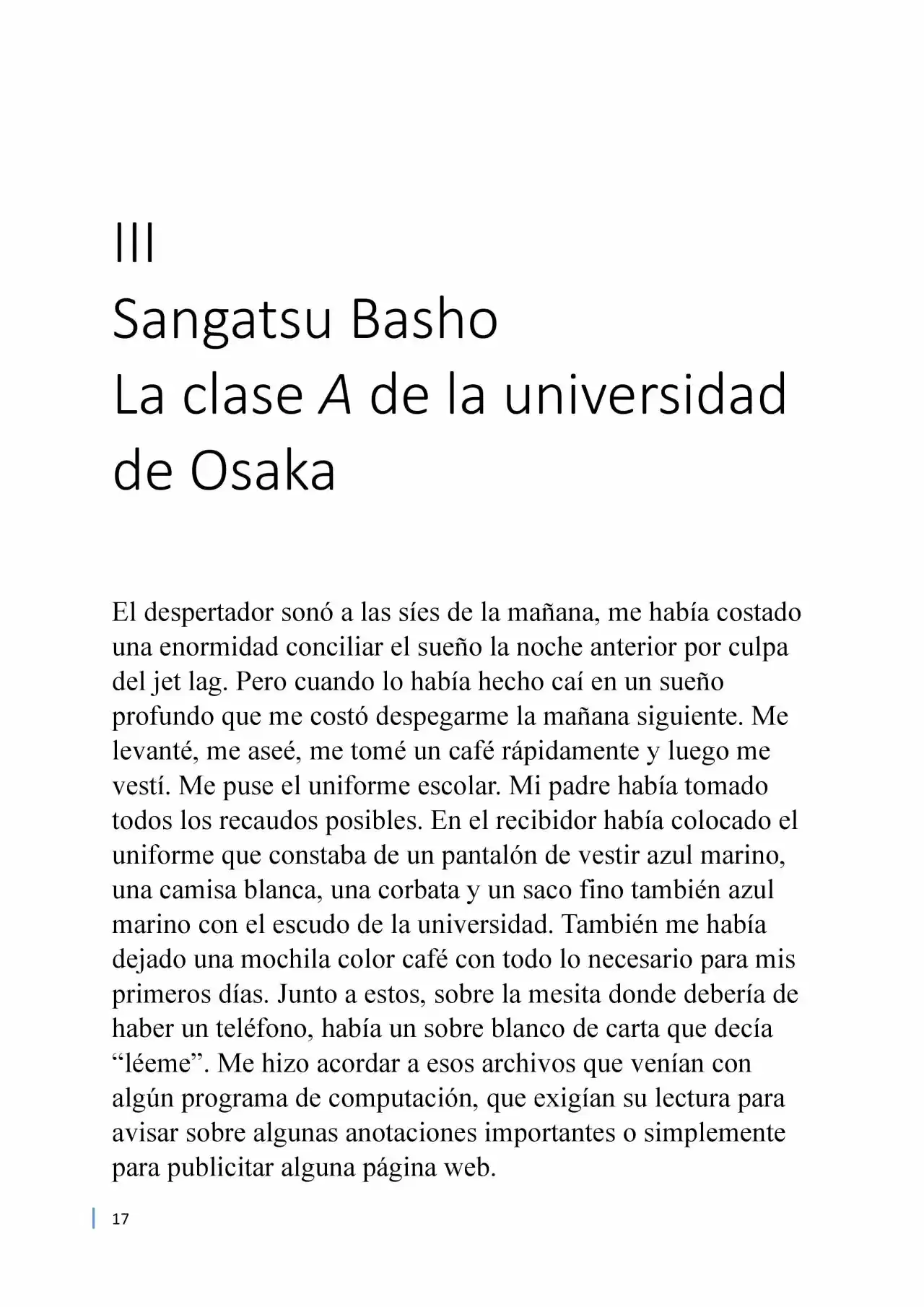 Karasu (Novela) - Capítulo 3 - Página 1 - LectorTMOo