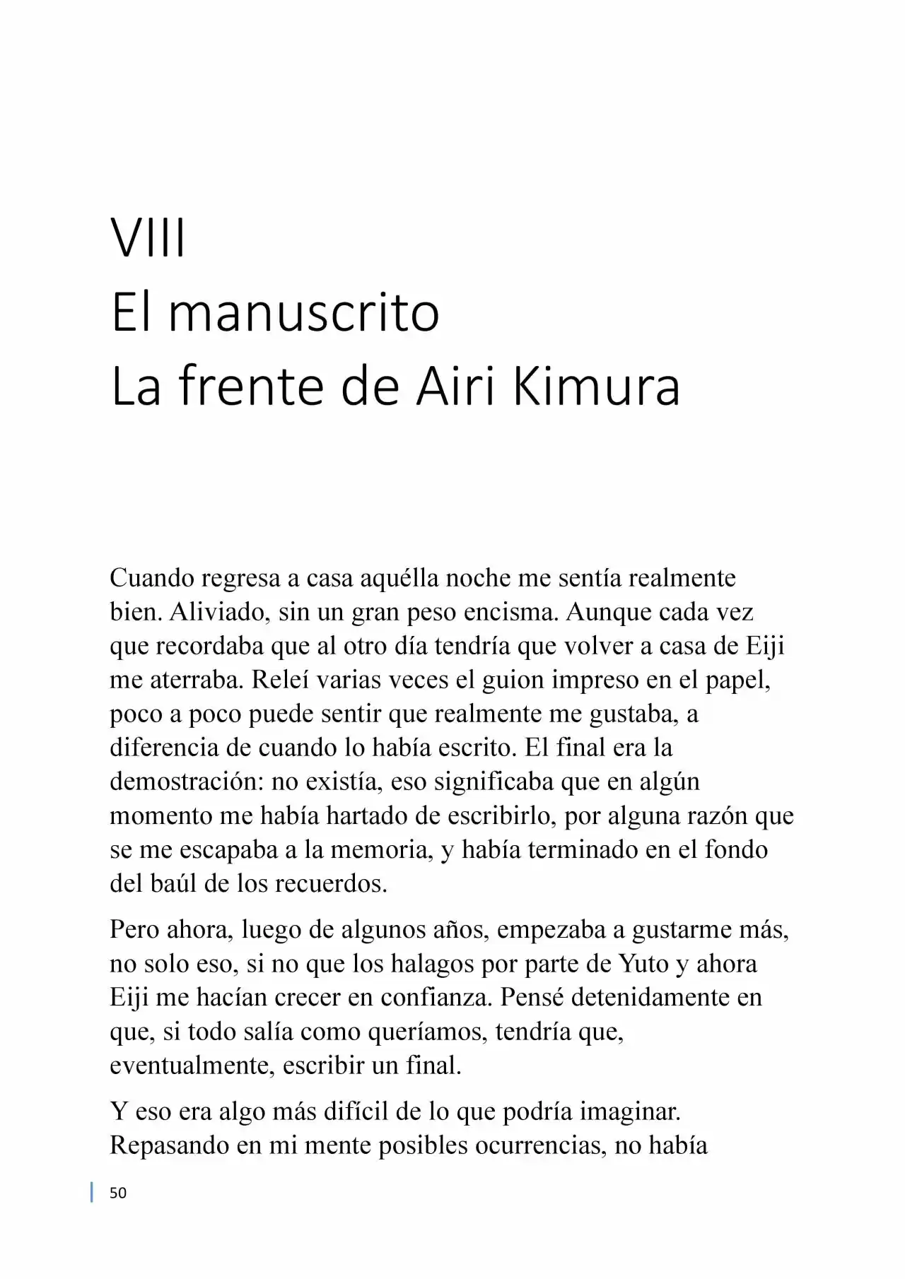 Karasu (Novela) - Capítulo 8 - Página 1 - LectorTMOo