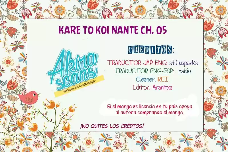 Kare To Koi Nante - Capítulo 5 - Página 1 - LectorTMOo