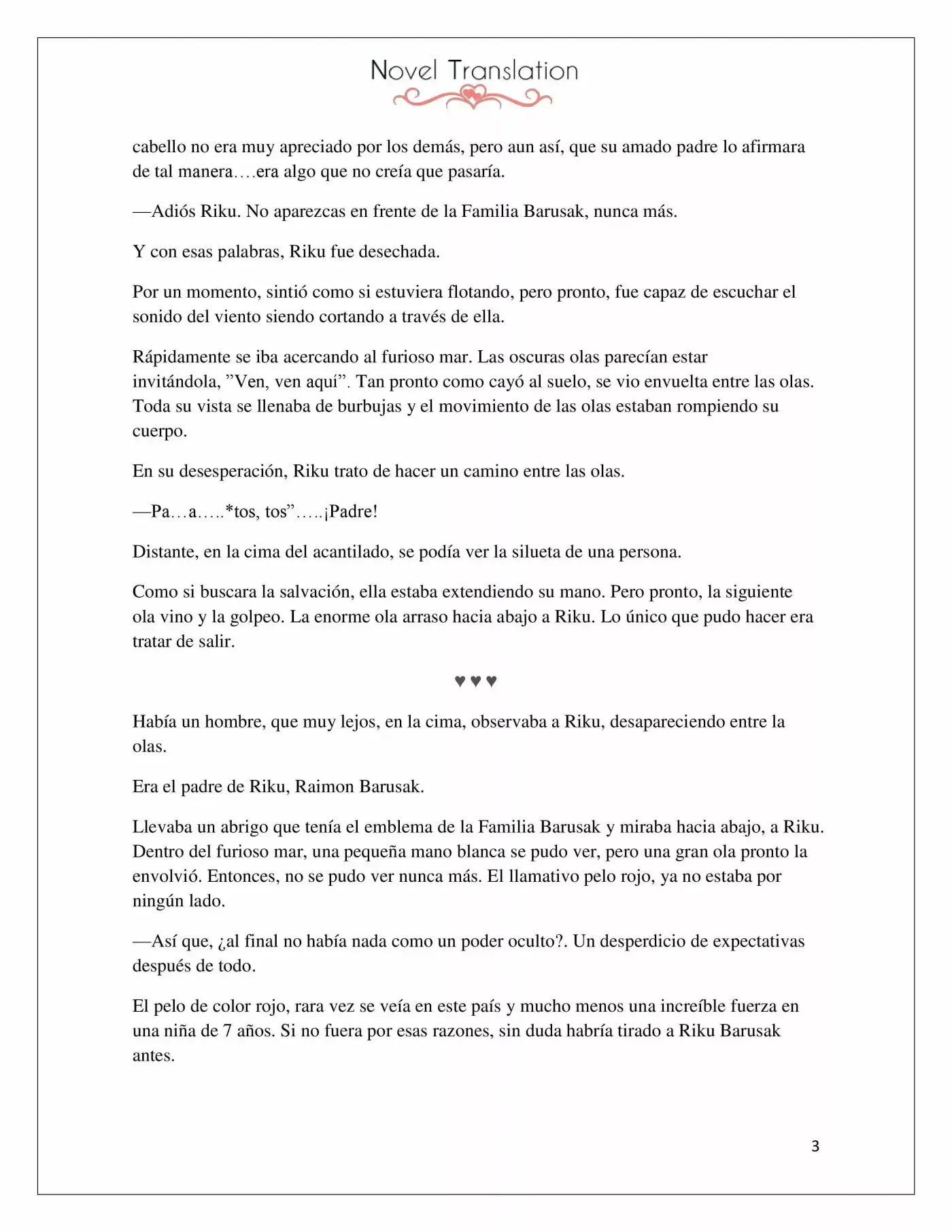 Katahane No Riku (Novela) - Capítulo 1 - Página 3 - LectorTMOo