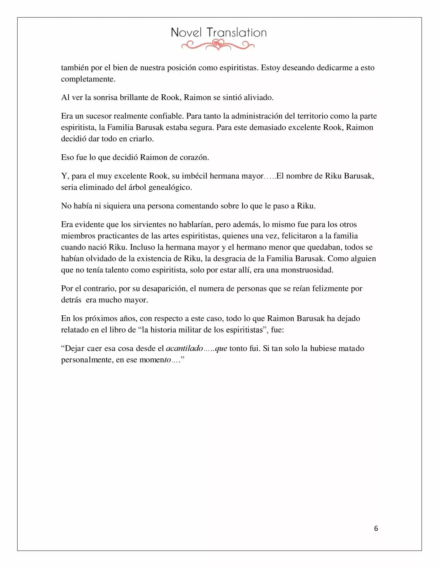 Katahane No Riku (Novela) - Capítulo 1 - Página 6 - LectorTMOo