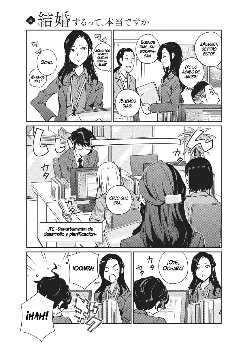 Kekkon Surutte, Hontou Desu Ka?: 365 Days To The Wedding - Capítulo 1 - Página 5 - LectorTMOo