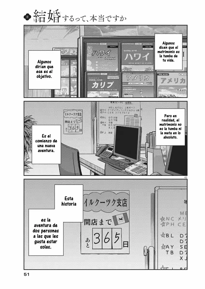 Kekkon Surutte, Hontou Desu Ka?: 365 Days To The Wedding - Capítulo 1 - Página 42 - LectorTMOo