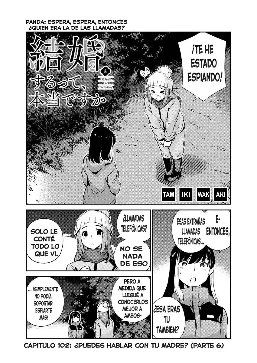 Kekkon Surutte, Hontou Desu Ka?: 365 Days To The Wedding - Capítulo 102 - Página 2 - LectorTMOo