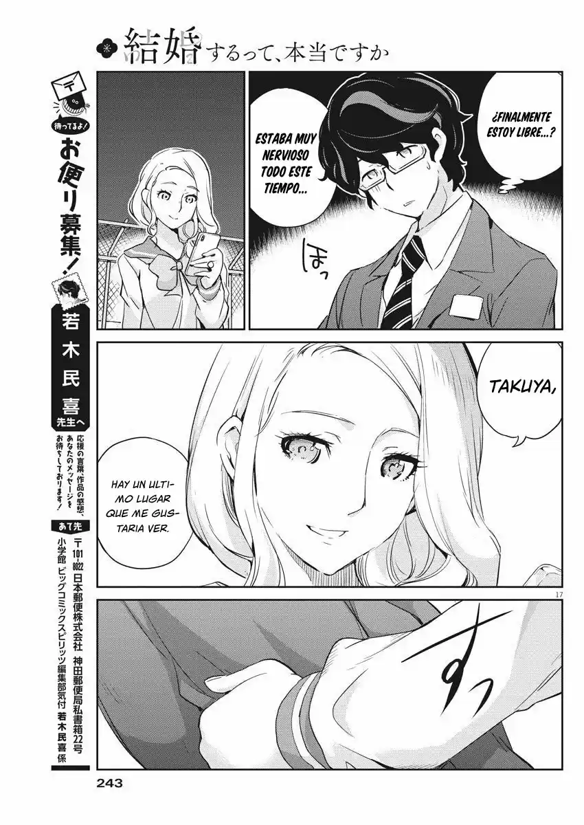 Kekkon Surutte, Hontou Desu Ka?: 365 Days To The Wedding - Capítulo 13 - Página 17 - LectorTMOo