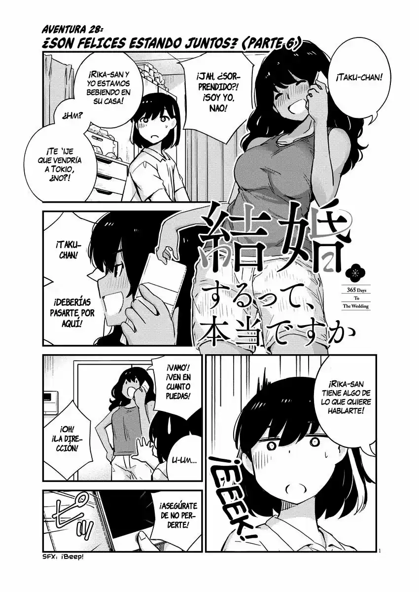 Kekkon Surutte, Hontou Desu Ka?: 365 Days To The Wedding - Capítulo 28 - Página 2 - LectorTMOo