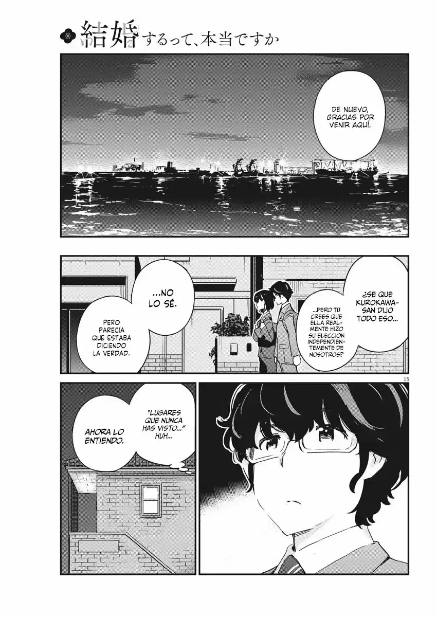 Kekkon Surutte, Hontou Desu Ka?: 365 Days To The Wedding - Capítulo 48 - Página 15 - LectorTMOo