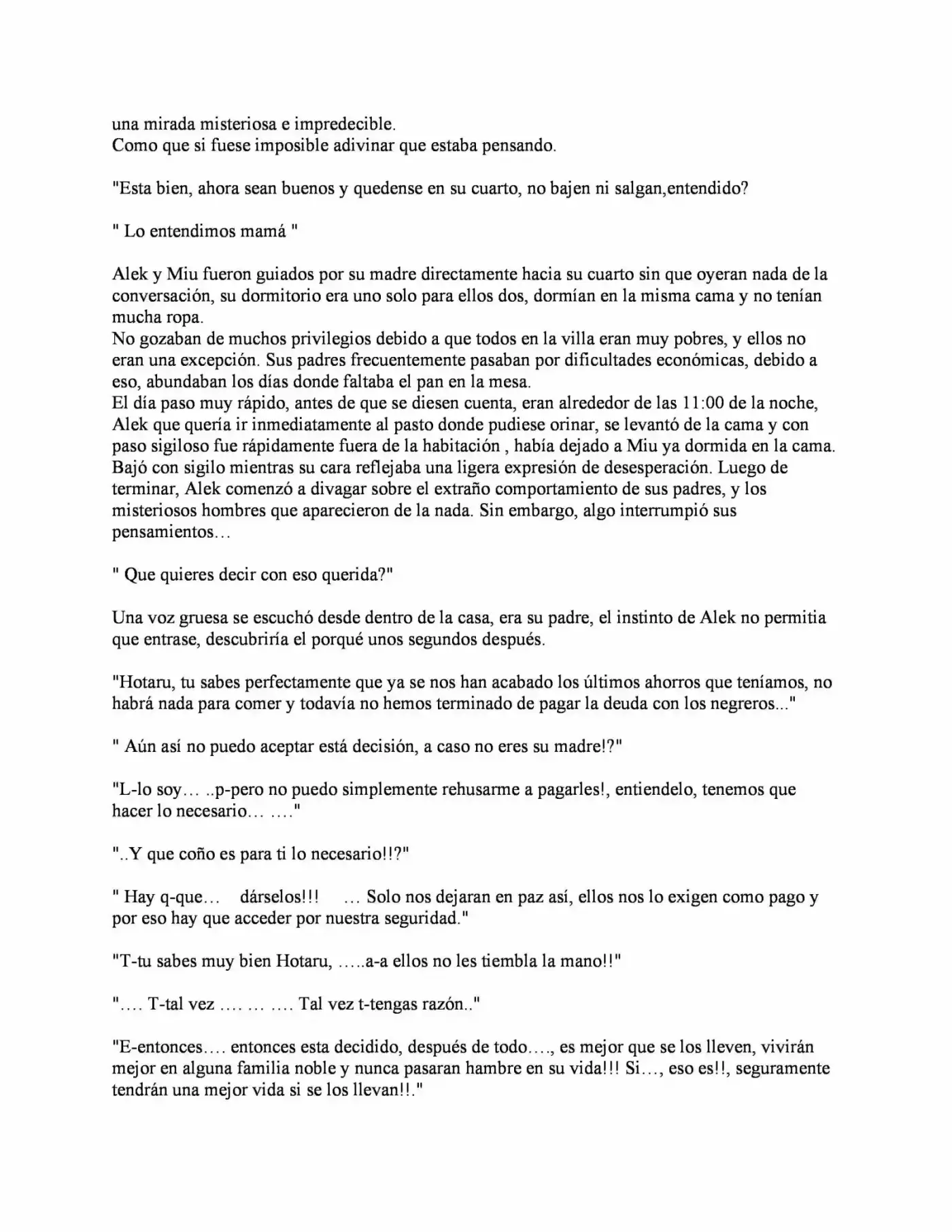 Ketsueki No Kabe No Bōken (Novela) - Capítulo 1 - Página 4 - LectorTMOo