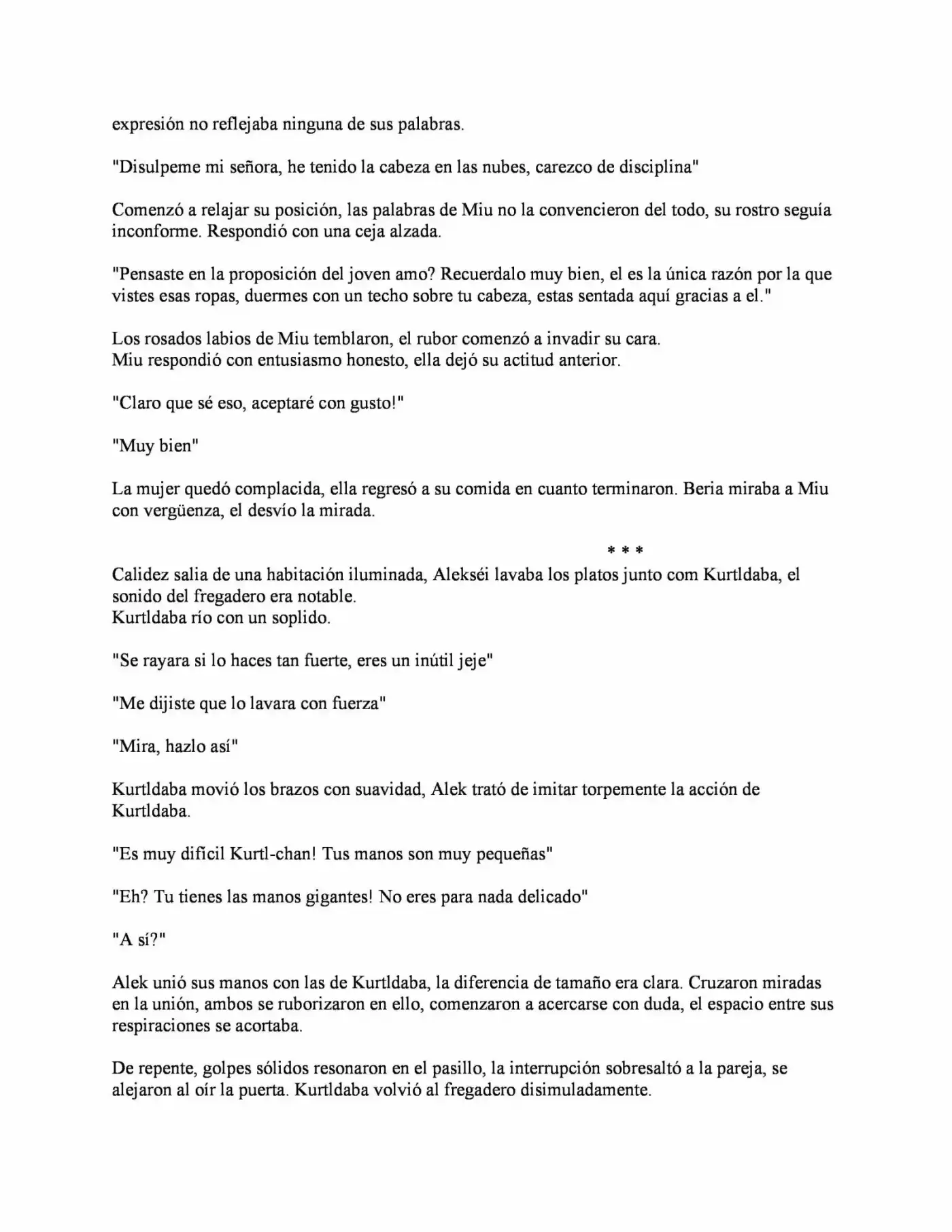 Ketsueki No Kabe No Bōken (Novela) - Capítulo 15 - Página 4 - LectorTMOo
