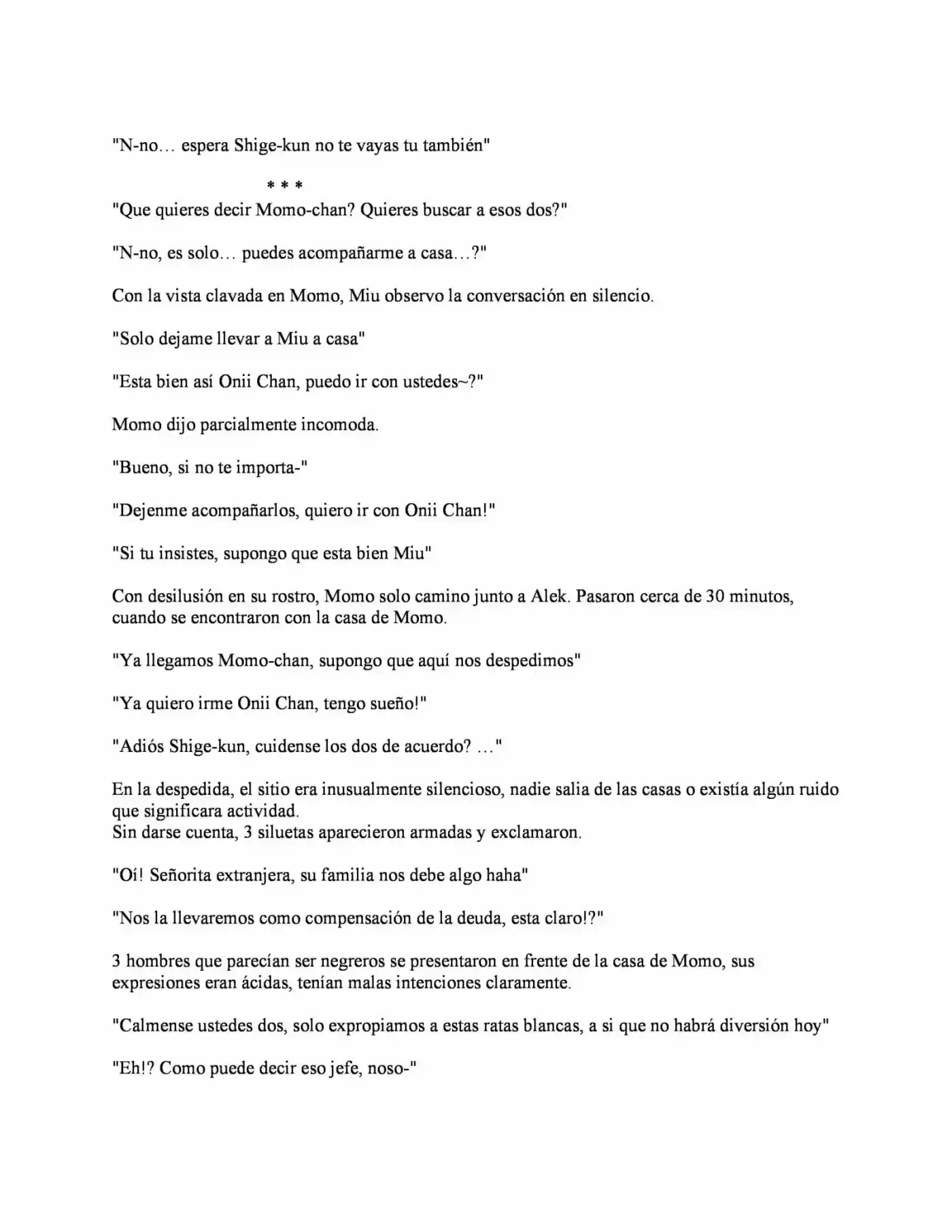 Ketsueki No Kabe No Bōken (Novela) - Capítulo 2 - Página 5 - LectorTMOo