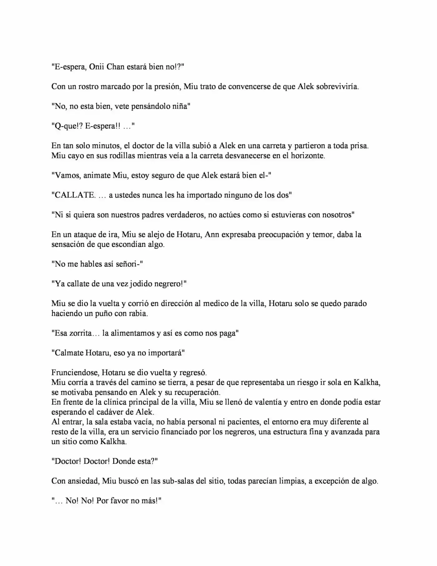 Ketsueki No Kabe No Bōken (Novela) - Capítulo 3 - Página 6 - LectorTMOo