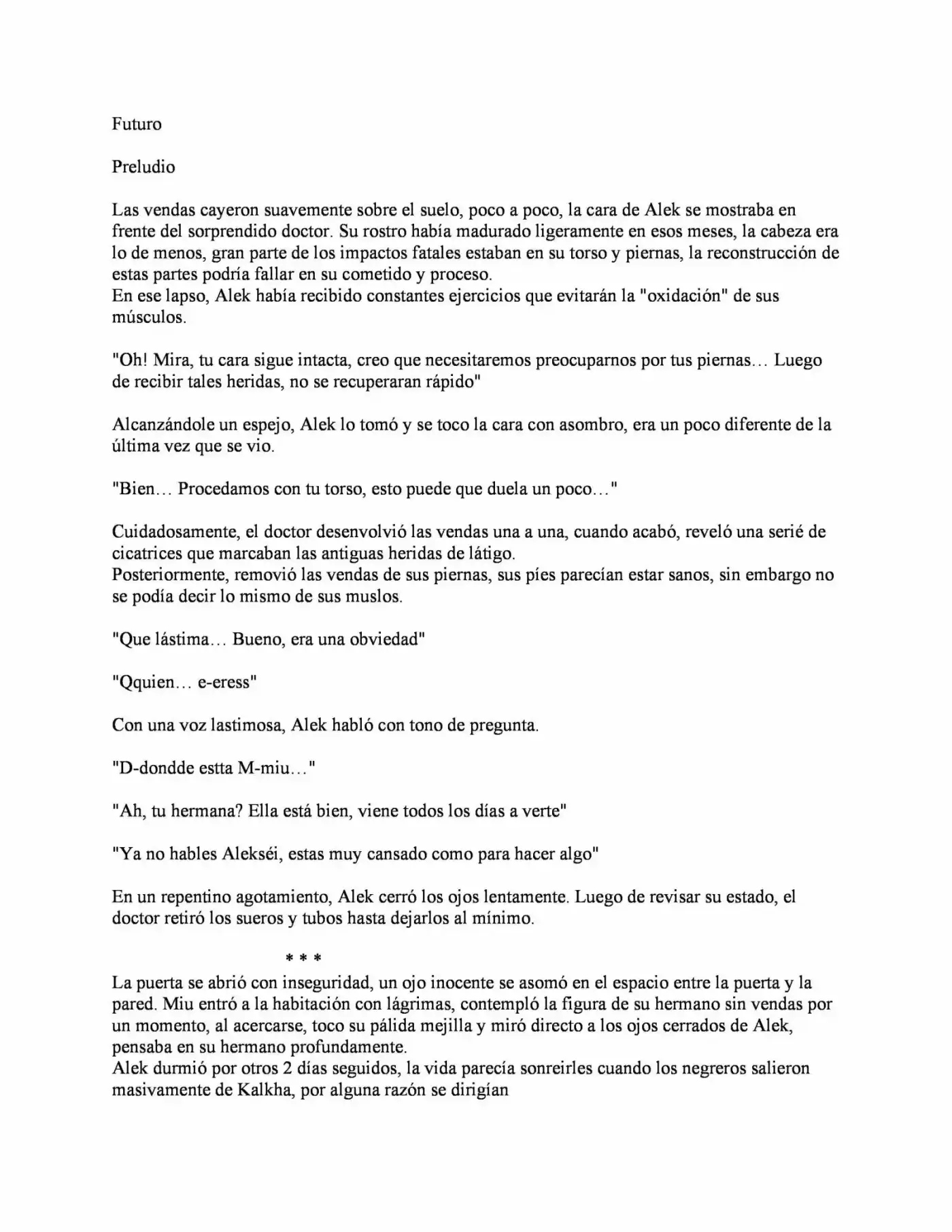 Ketsueki No Kabe No Bōken (Novela) - Capítulo 4 - Página 1 - LectorTMOo