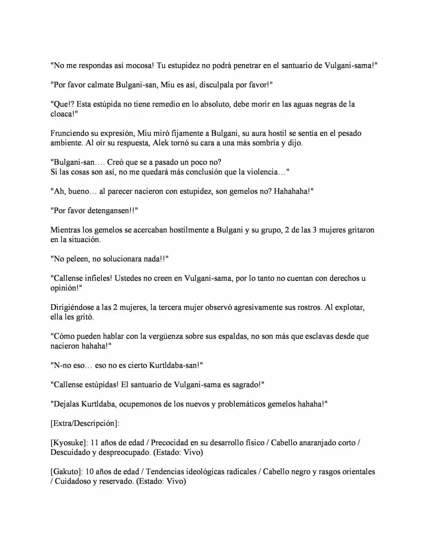 Ketsueki No Kabe No Bōken (Novela) - Capítulo 5 - Página 6 - LectorTMOo