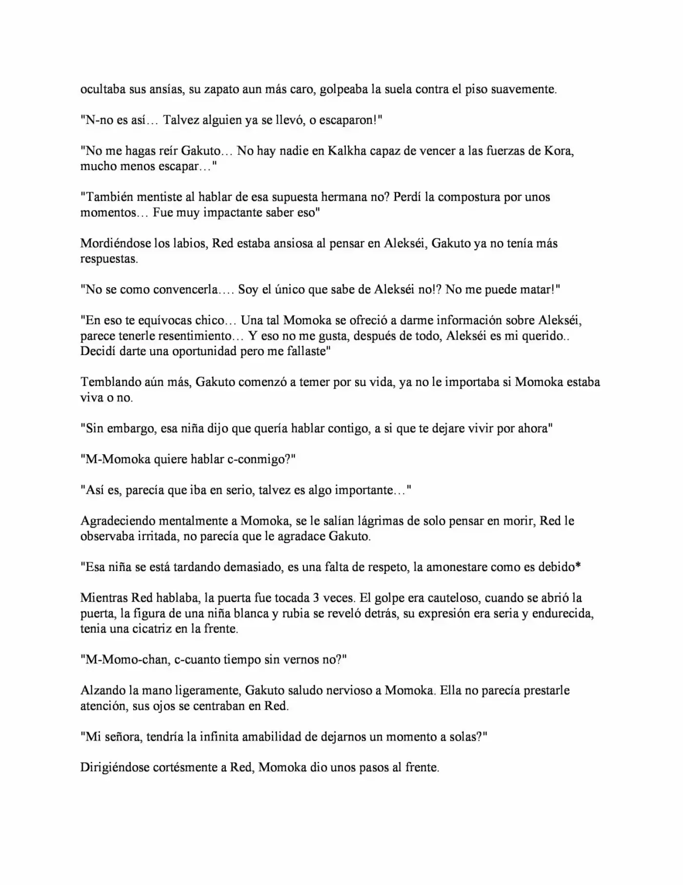Ketsueki No Kabe No Bōken (Novela) - Capítulo 8 - Página 4 - LectorTMOo