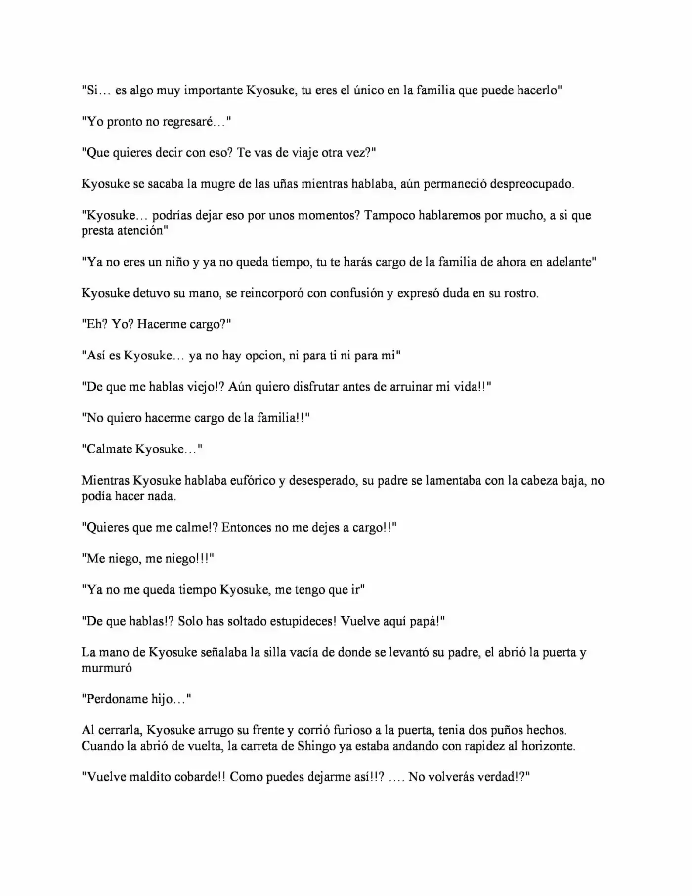 Ketsueki No Kabe No Bōken (Novela) - Capítulo 9 - Página 2 - LectorTMOo