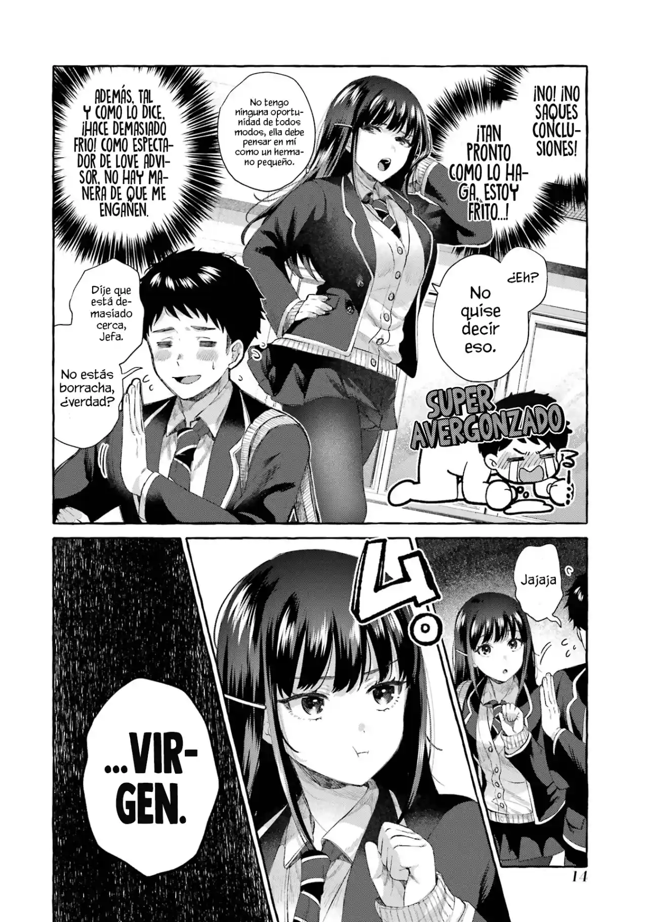 Kibishii Onna Joushi Ga Koukousei Ni Modottara Ore Ni Dere Dere Suru Riyuu - Capítulo 5 - Página 14 - LectorTMOo