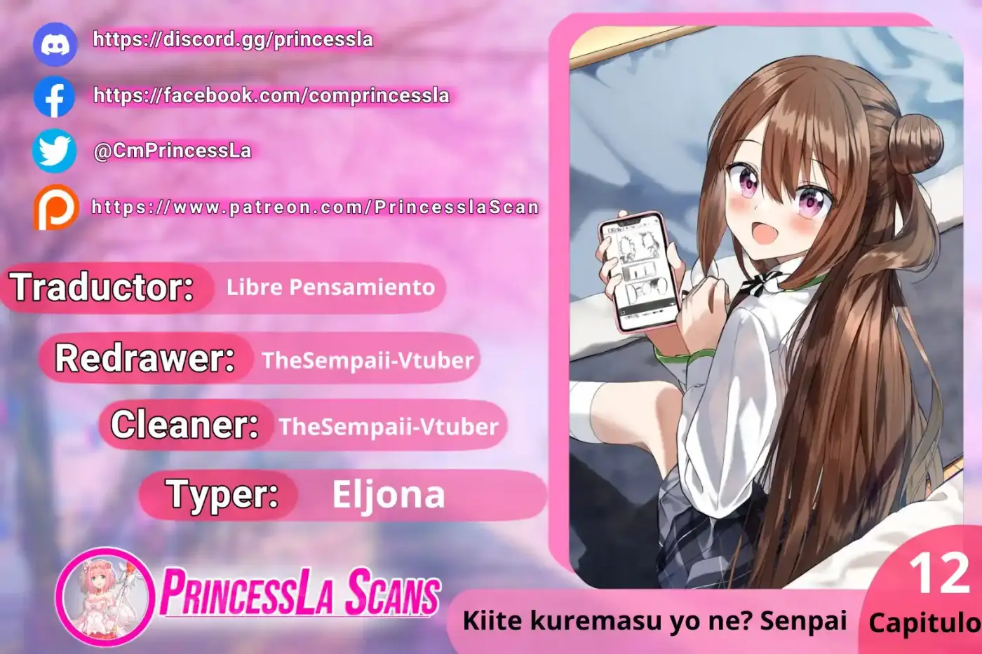 Kiite Kuremasu Yo Ne? Senpai - Capítulo 12 - Página 1 - LectorTMOo