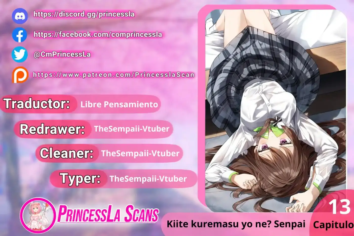 Kiite Kuremasu Yo Ne? Senpai - Capítulo 13 - Página 1 - LectorTMOo