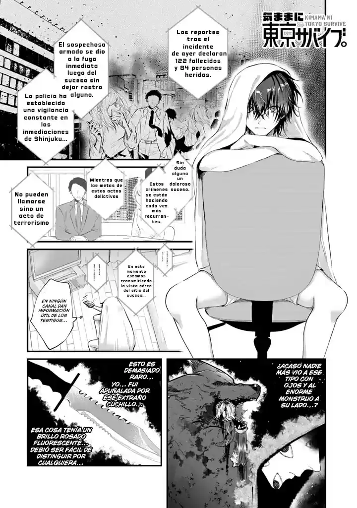 Kimama Ni TokyoSurvive (Novela) - Capítulo 3 - Página 3 - LectorTMOo