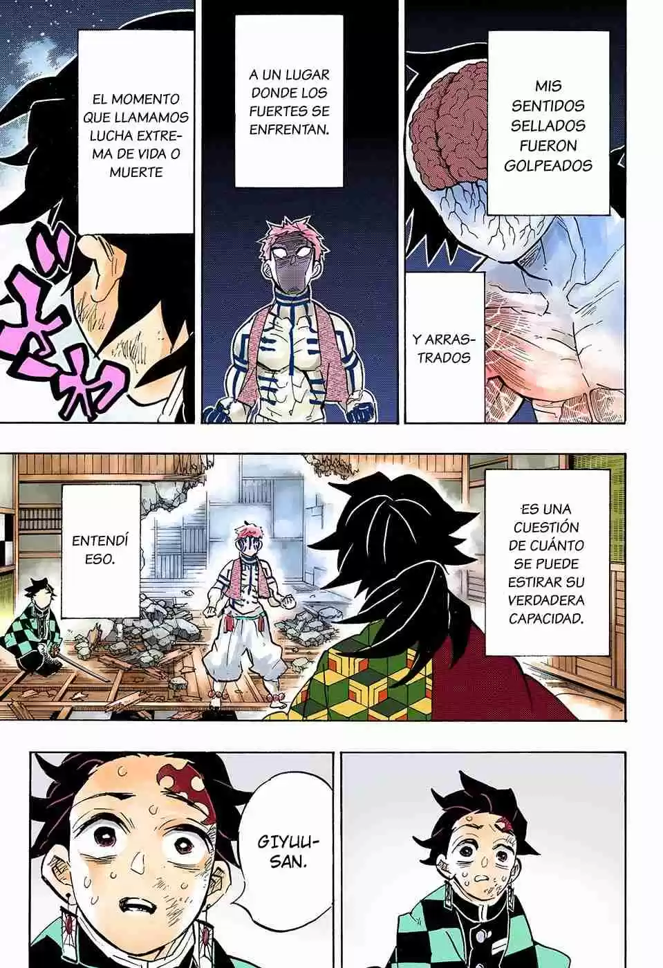 Kimetsu No Yaiba - Digital Colored Comics - Capítulo 150 - Página 4 - LectorTMOo