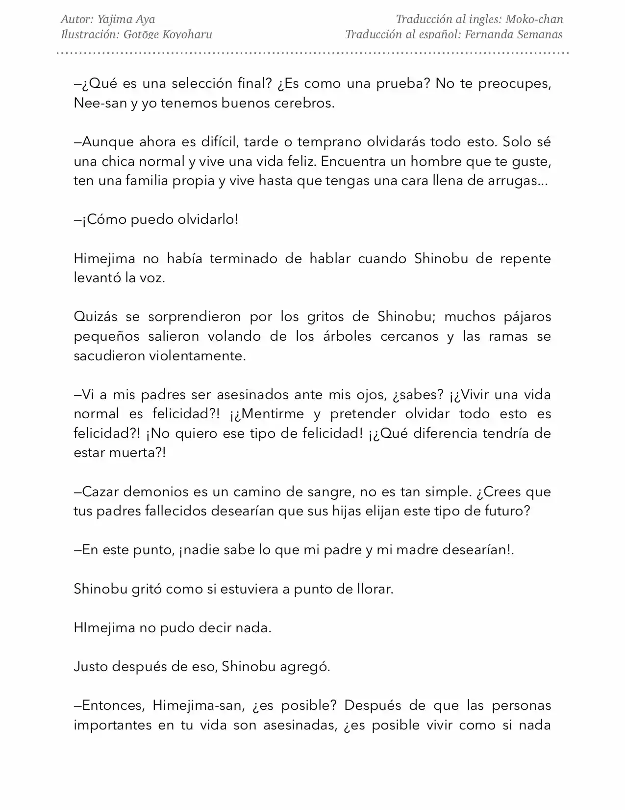 Kimetsu No Yaiba Kataha No Cho (Novela) - Capítulo 1 - Página 10 - LectorTMOo