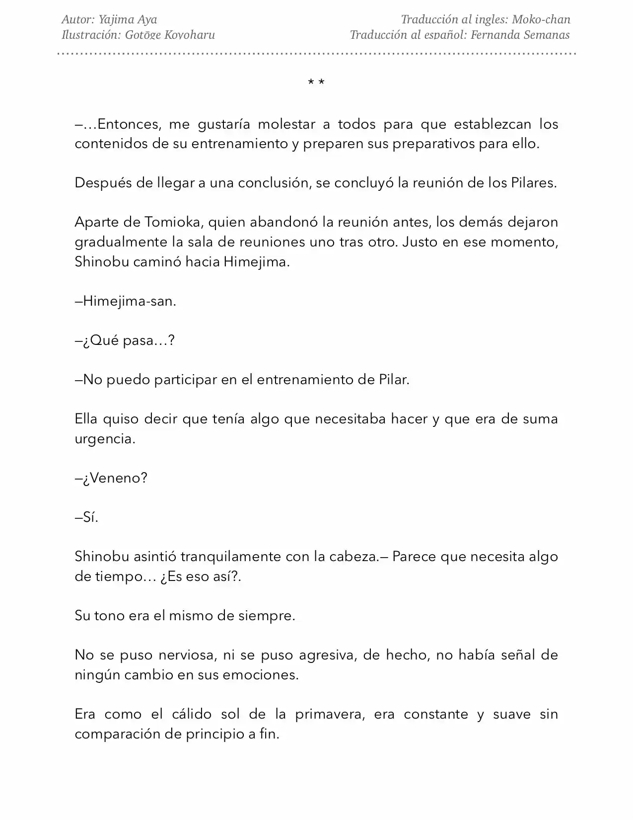 Kimetsu No Yaiba Kataha No Cho (Novela) - Capítulo 1 - Página 28 - LectorTMOo
