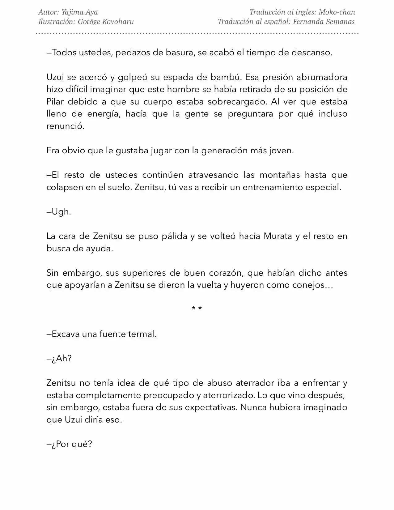 Kimetsu No Yaiba Kataha No Cho (Novela) - Capítulo 2 - Página 6 - LectorTMOo