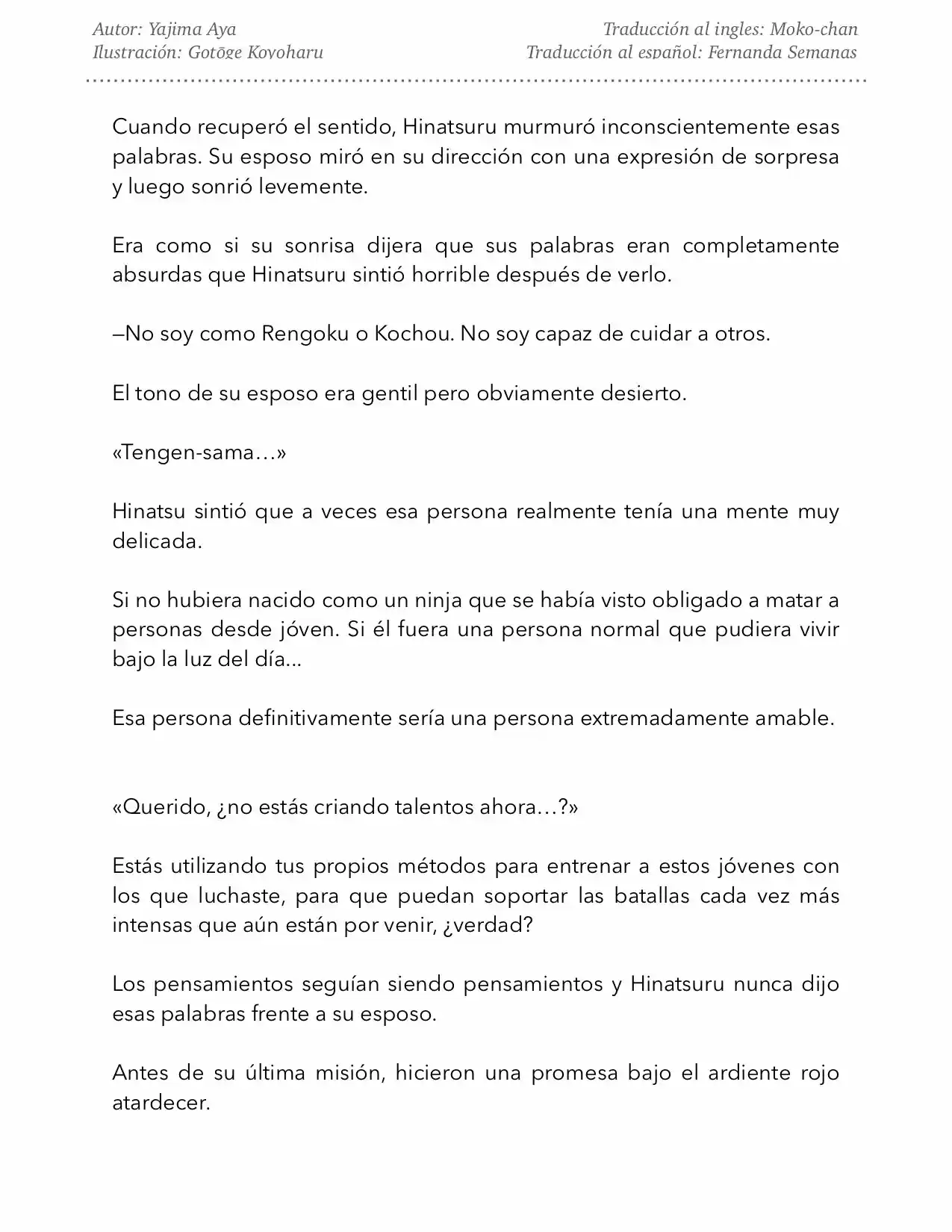 Kimetsu No Yaiba Kataha No Cho (Novela) - Capítulo 2 - Página 22 - LectorTMOo