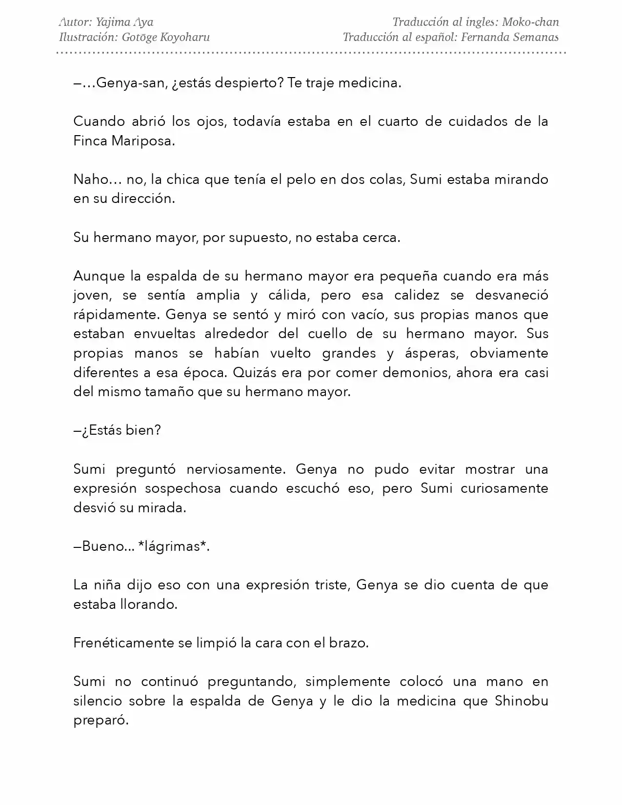 Kimetsu No Yaiba Kataha No Cho (Novela) - Capítulo 4 - Página 15 - LectorTMOo