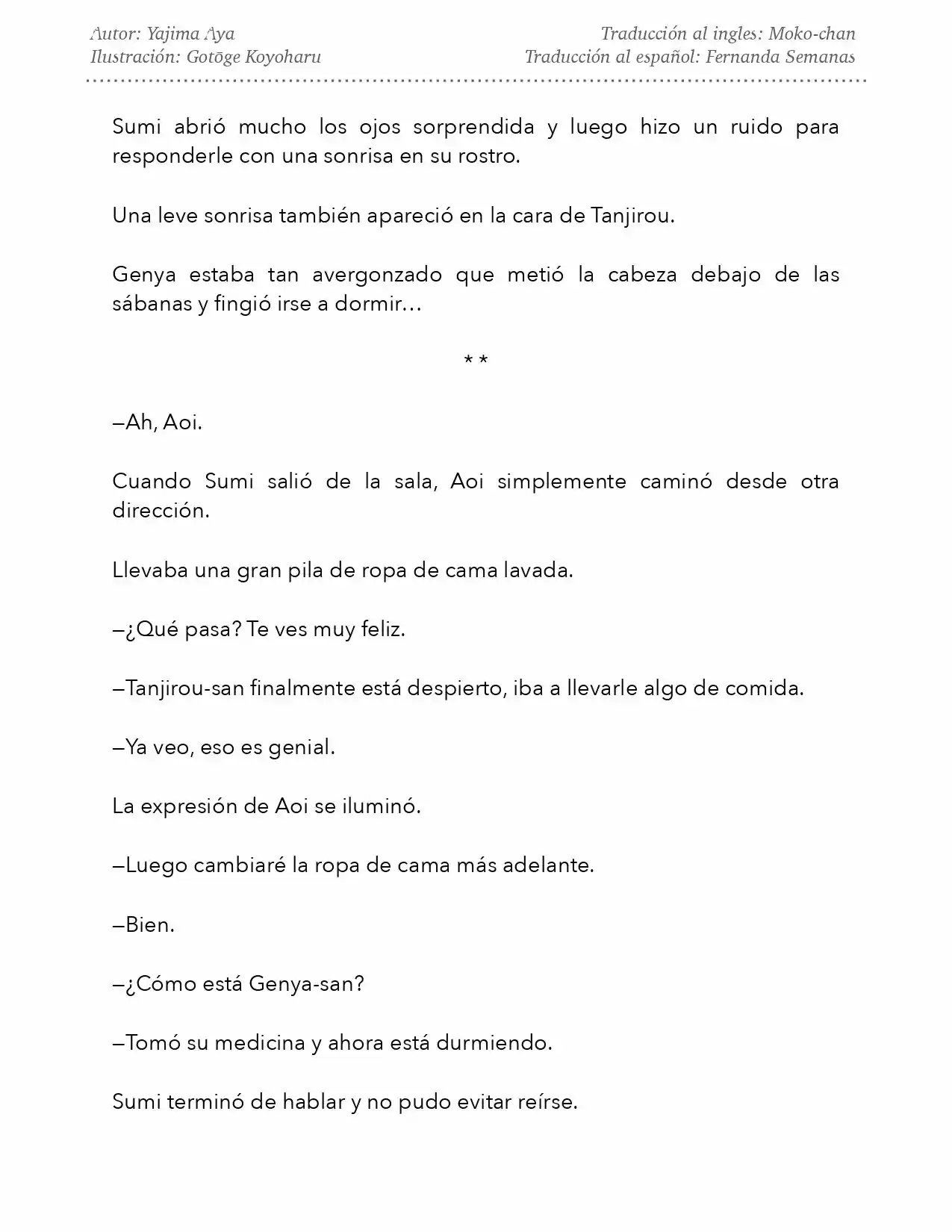 Kimetsu No Yaiba Kataha No Cho (Novela) - Capítulo 4 - Página 22 - LectorTMOo