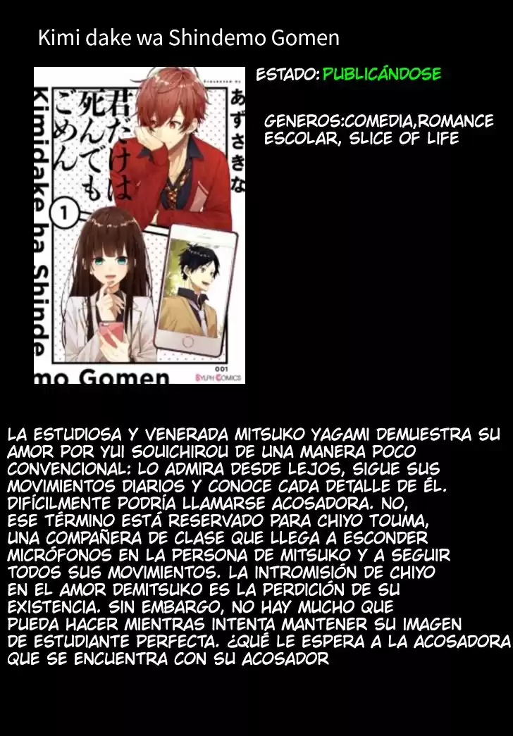 Kimi Dake Wa Shindemo Gomen - Capítulo 3 - Página 20 - LectorTMOo