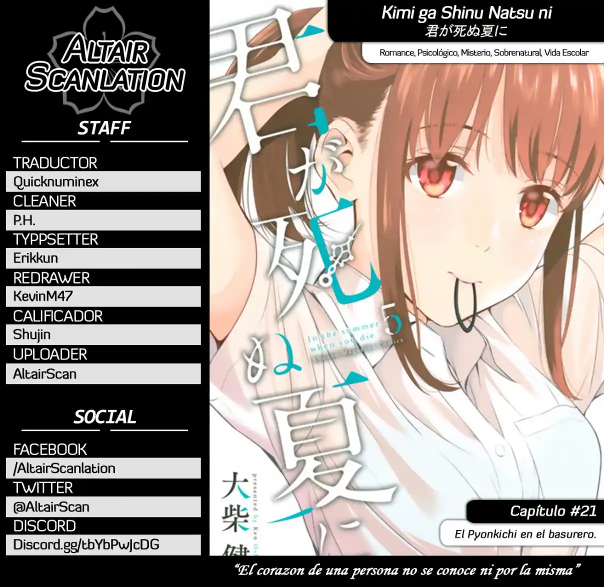 Kimi Ga Shinu Natsu Ni - Capítulo 21 - Página 1 - LectorTMOo