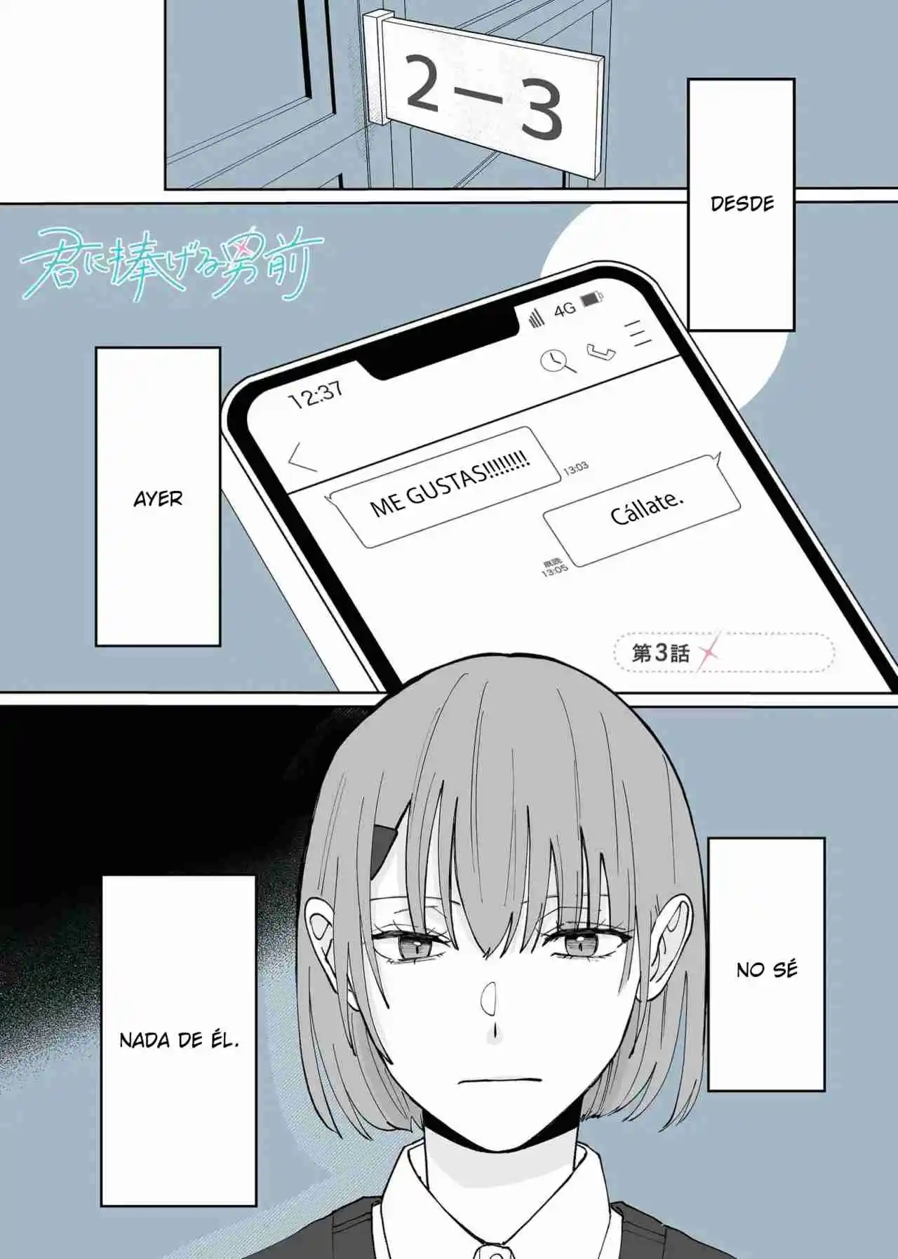 Kimi Ni Sasageru Otokomae - Capítulo 3 - Página 3 - LectorTMOo
