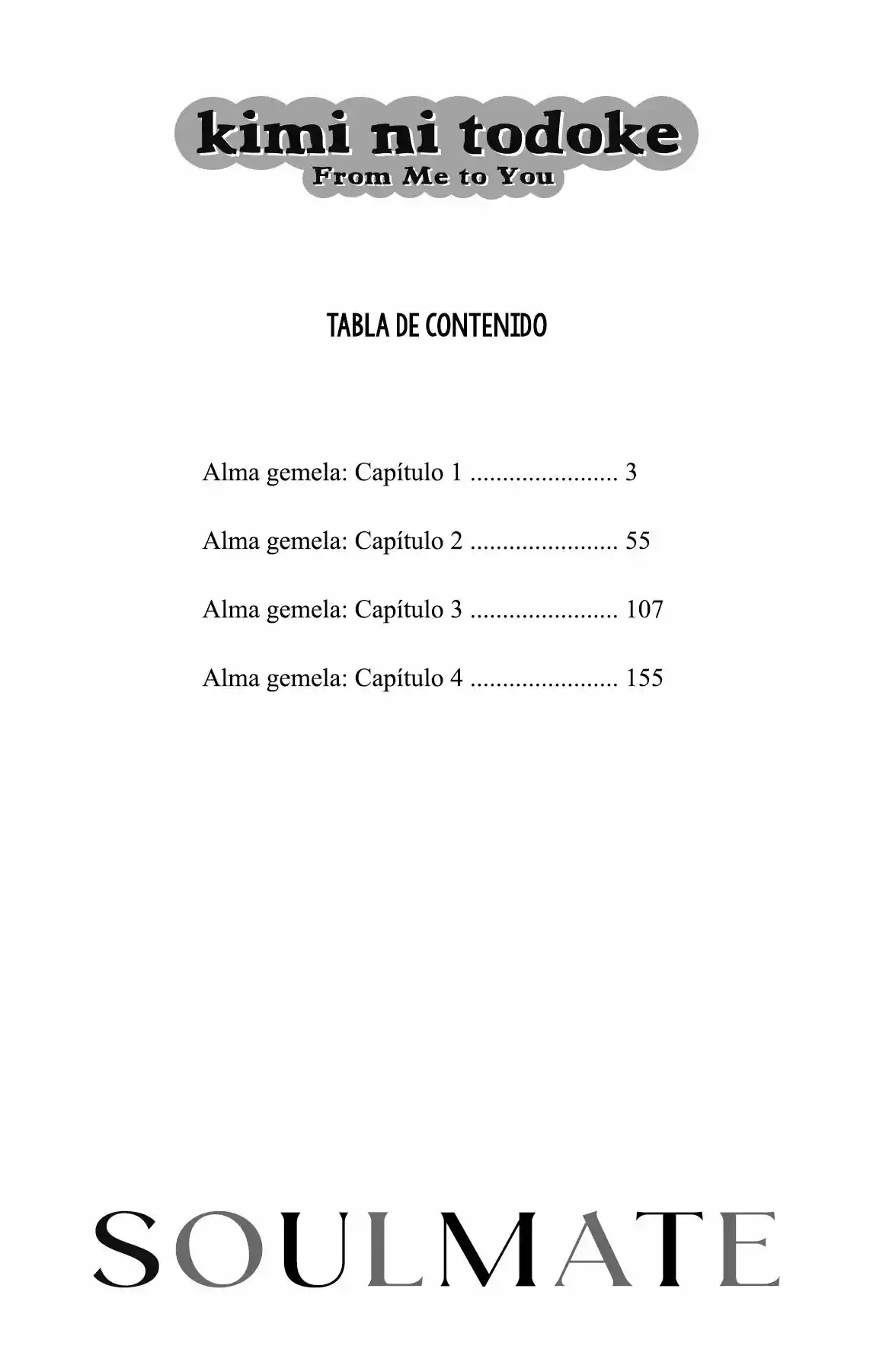 Kimi Ni Todoke Special ~Soulmate~ - Capítulo 1 - Página 5 - LectorTMOo