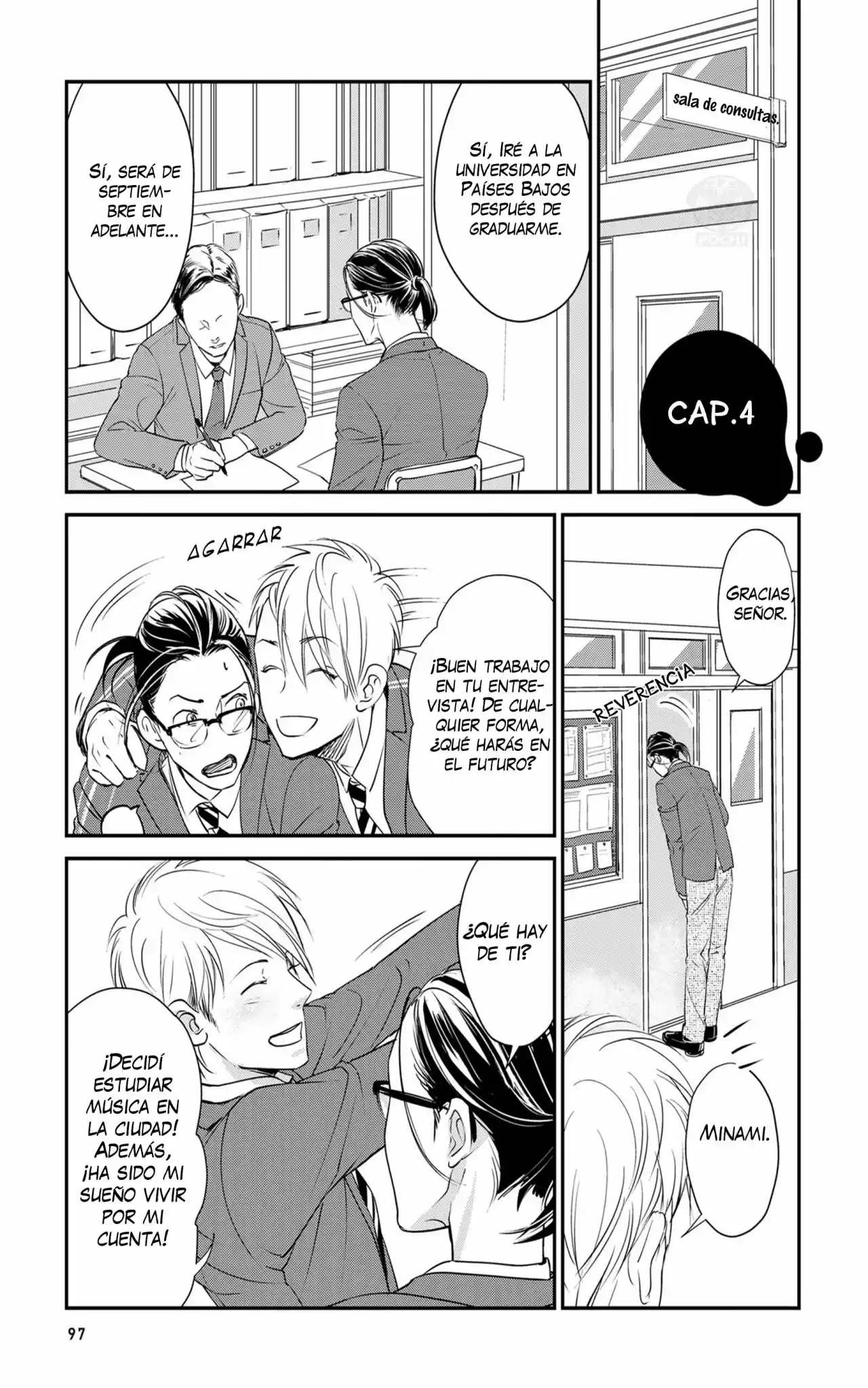 Kimi No Oto Ga Nari Yamanai - Capítulo 4 - Página 4 - LectorTMOo