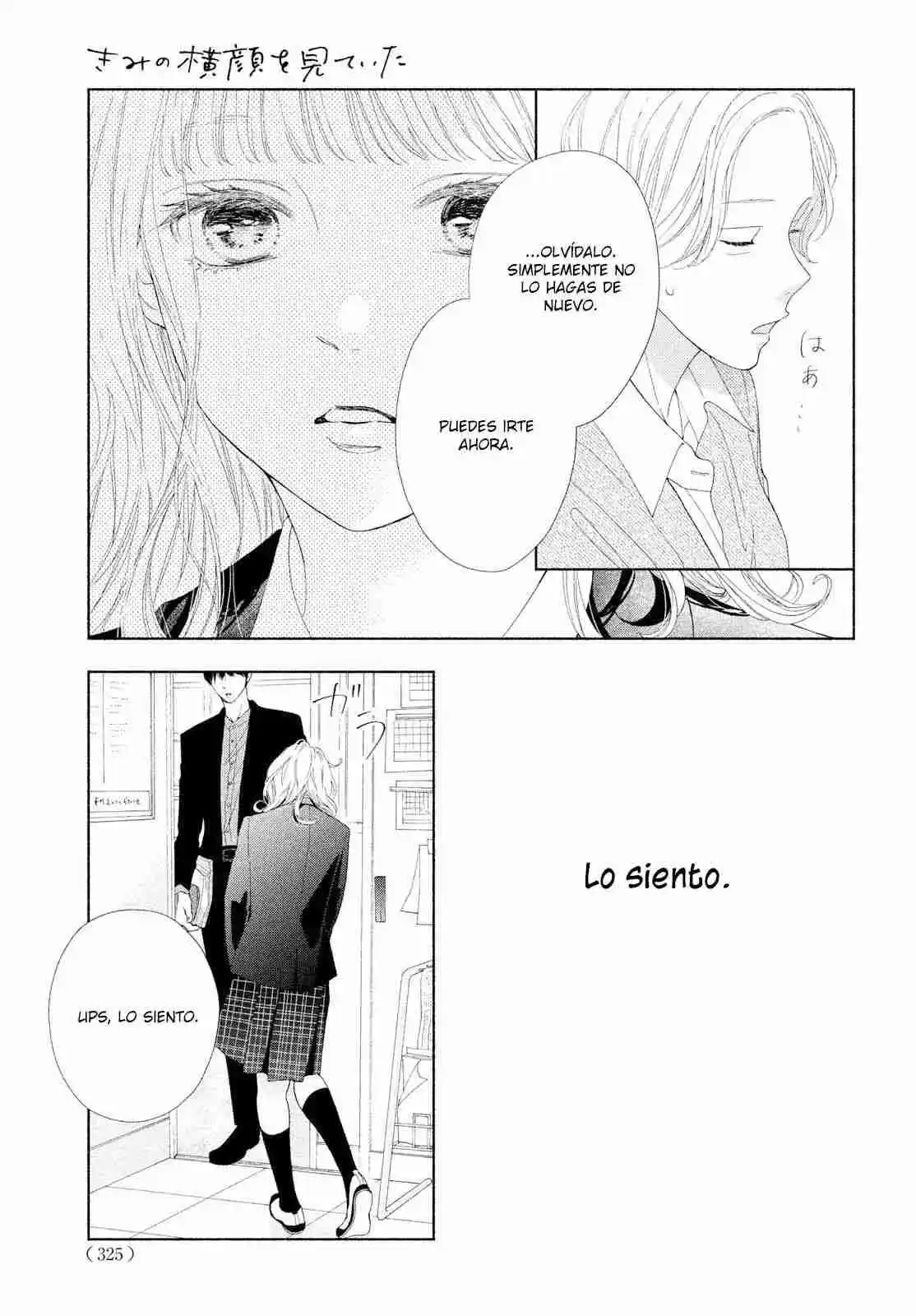 Kimi No Yokogao Wo Miteita - Capítulo 7 - Página 9 - LectorTMOo
