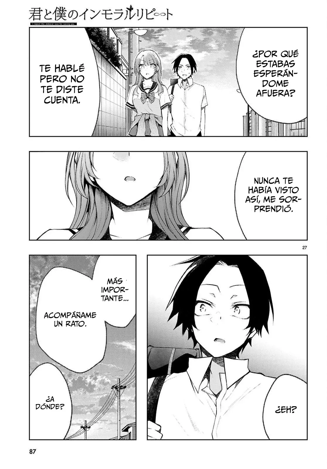 Kimi To Boku No Uta World's End (Novela) - Capítulo 2 - Página 31 - LectorTMOo