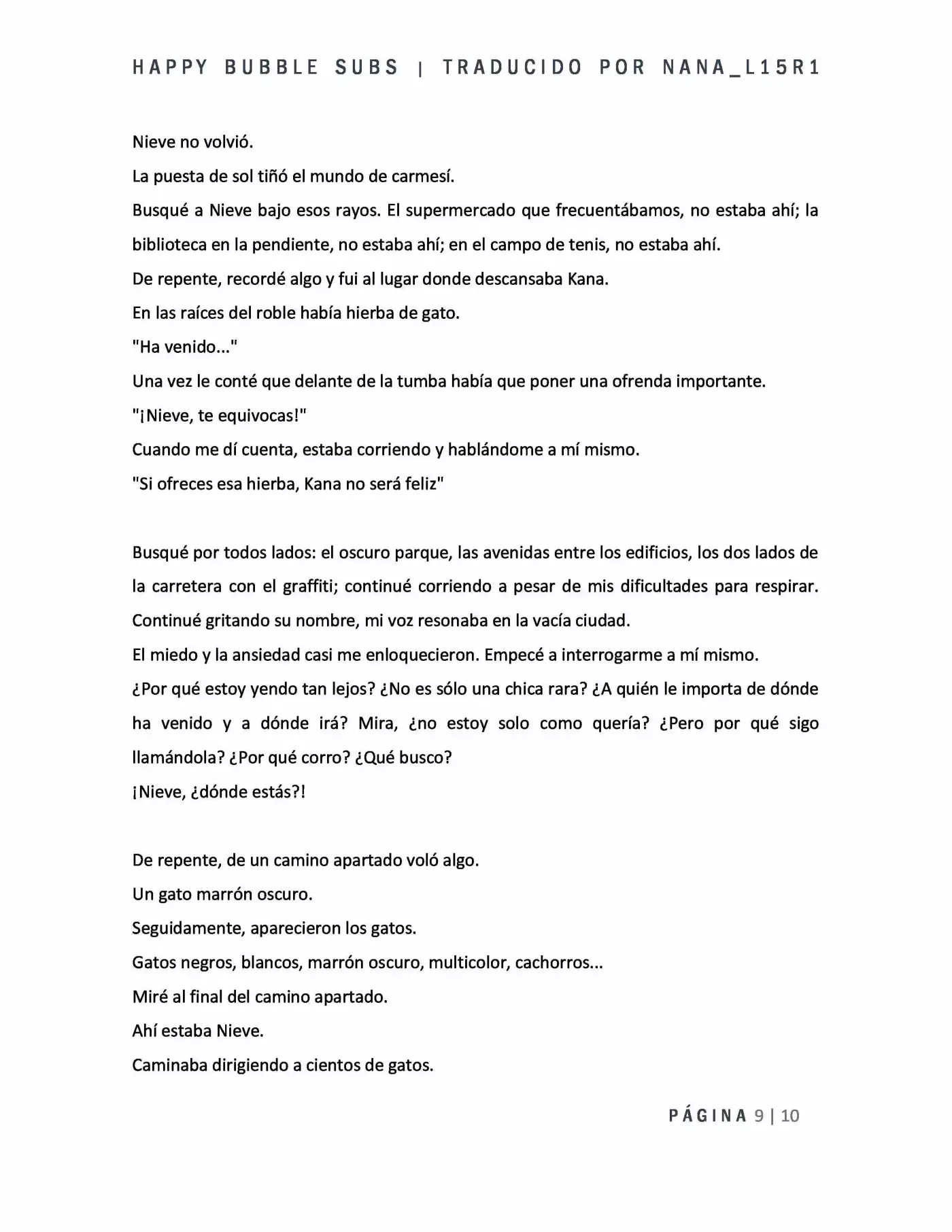 Kimi To Boku No Uta World's End (Novela) - Capítulo  - Página 9 - LectorTMOo