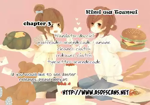 Kimi Wa Toumei - Capítulo 3 - Página 35 - LectorTMOo