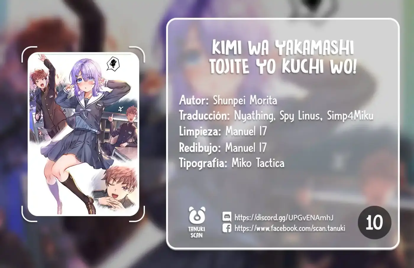 Kimi Wa Yakamashi Tojite Yo Kuchi Wo! - Capítulo 10 - Página 1 - LectorTMOo