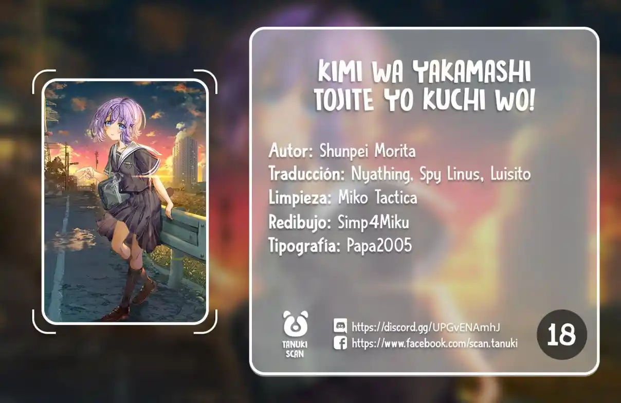 Kimi Wa Yakamashi Tojite Yo Kuchi Wo! - Capítulo 18 - Página 1 - LectorTMOo