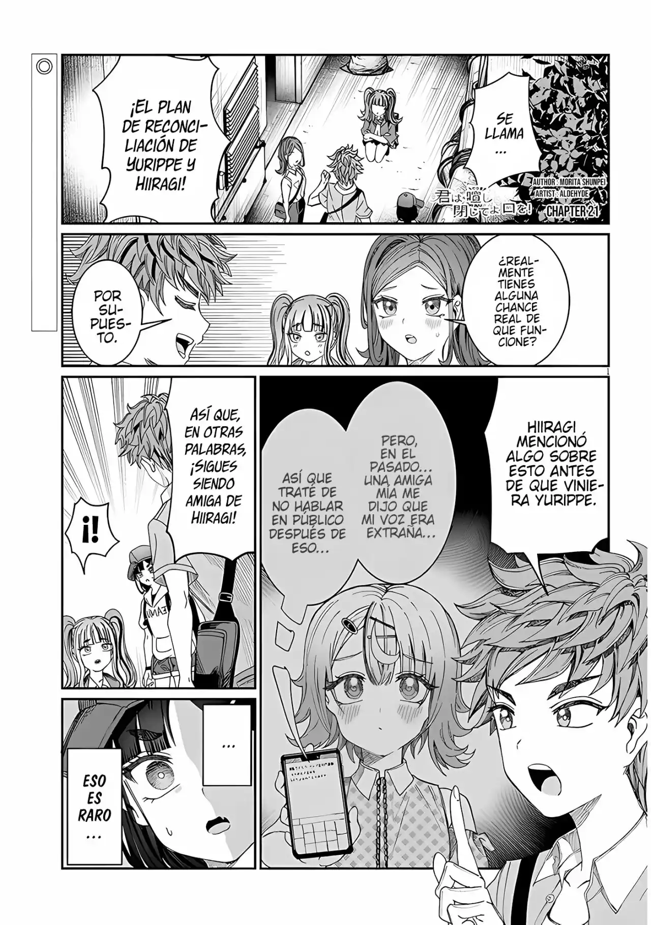 Kimi Wa Yakamashi Tojite Yo Kuchi Wo! - Capítulo 21 - Página 3 - LectorTMOo
