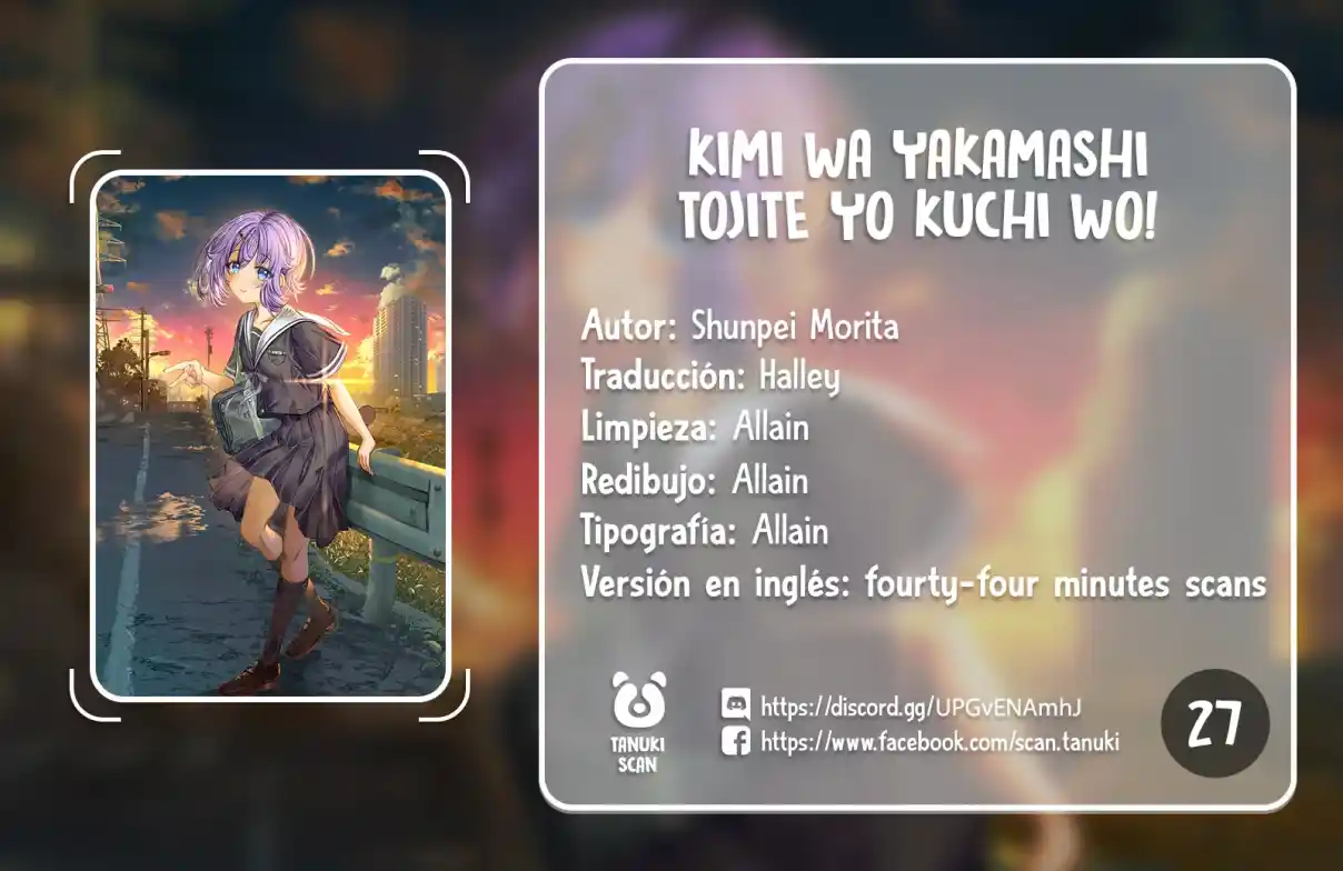 Kimi Wa Yakamashi Tojite Yo Kuchi Wo! - Capítulo 27 - Página 1 - LectorTMOo
