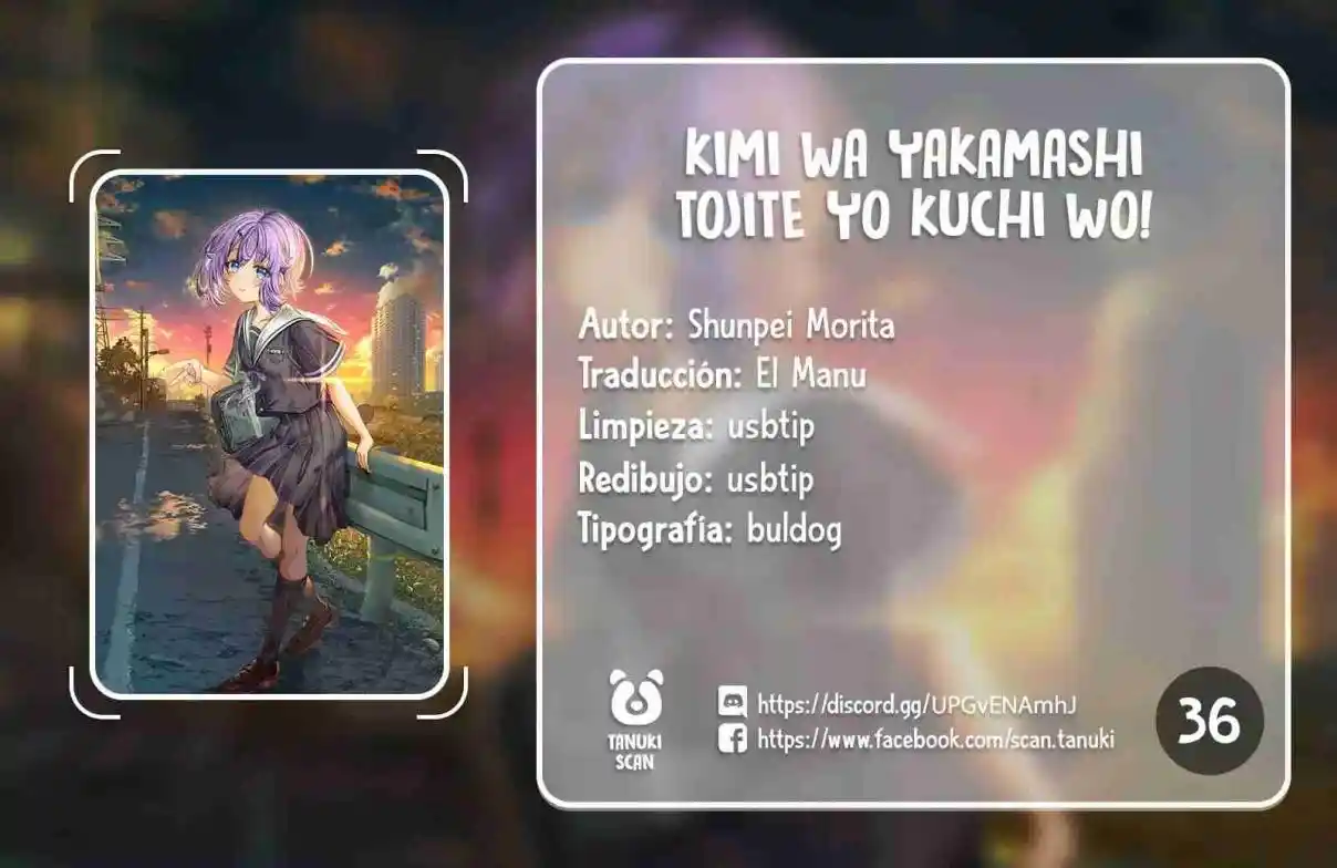 Kimi Wa Yakamashi Tojite Yo Kuchi Wo! - Capítulo 36 - Página 1 - LectorTMOo