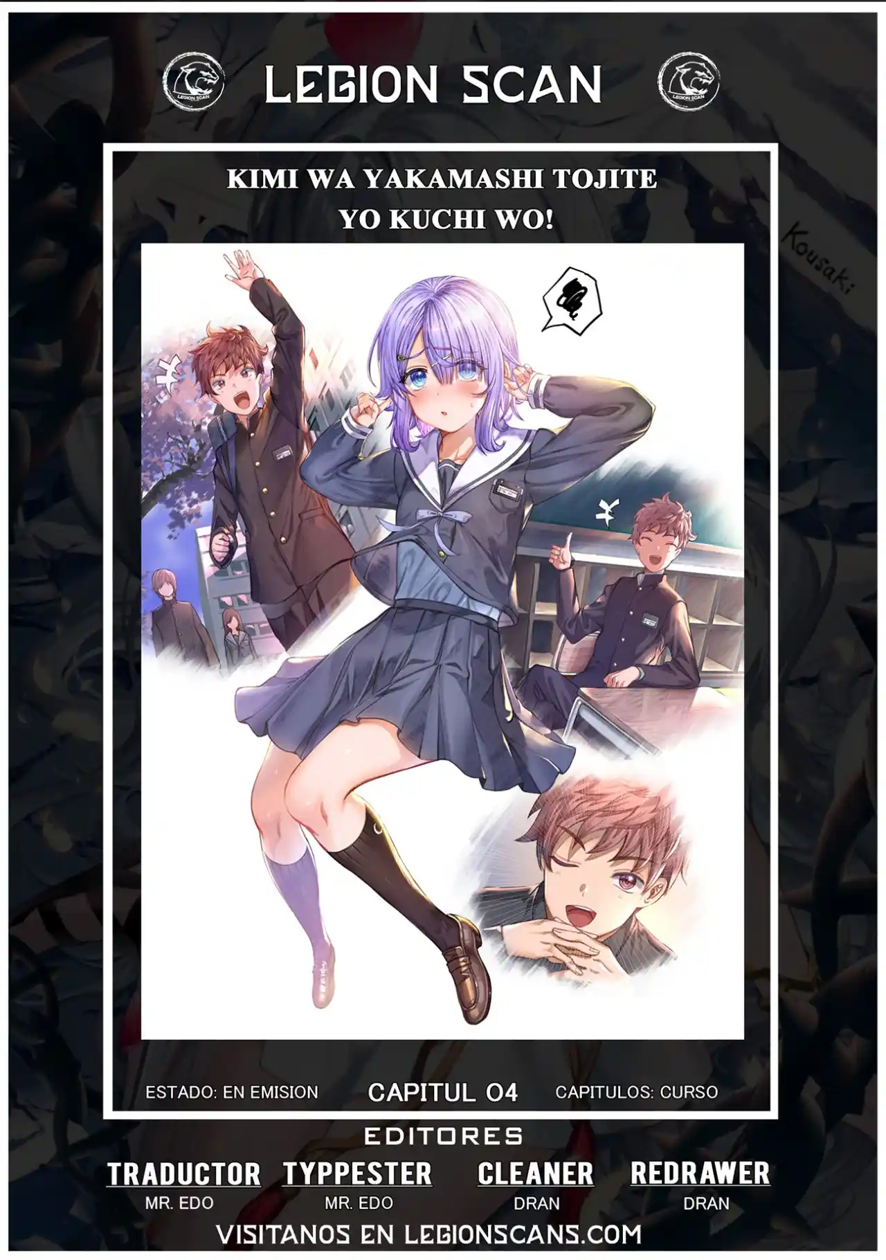 Kimi Wa Yakamashi Tojite Yo Kuchi Wo! - Capítulo 4 - Página 1 - LectorTMOo