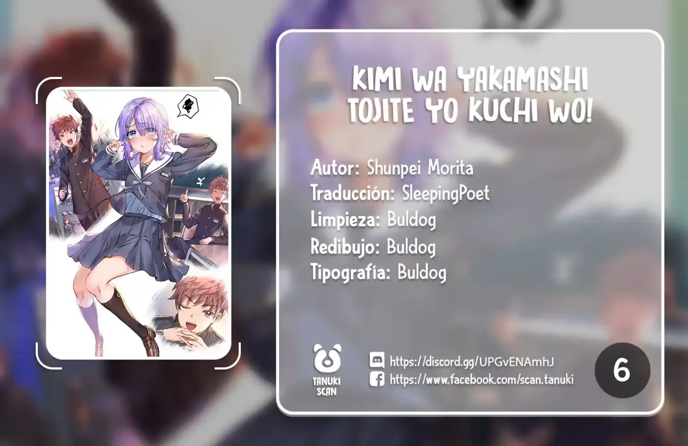 Kimi Wa Yakamashi Tojite Yo Kuchi Wo! - Capítulo 6 - Página 1 - LectorTMOo