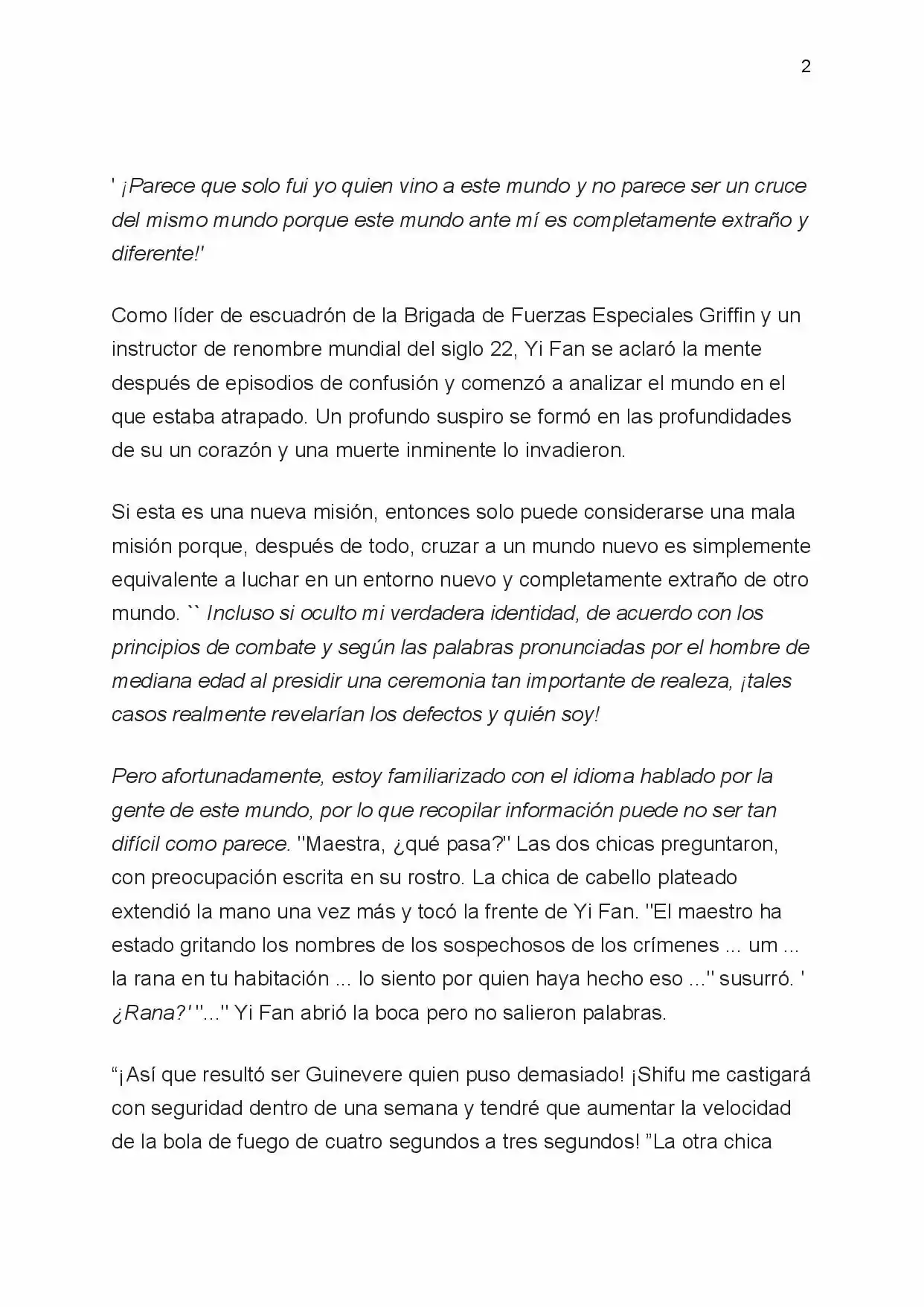 King Arthur: Round Table Rhapsody (Novela) - Capítulo 2 - Página 2 - LectorTMOo