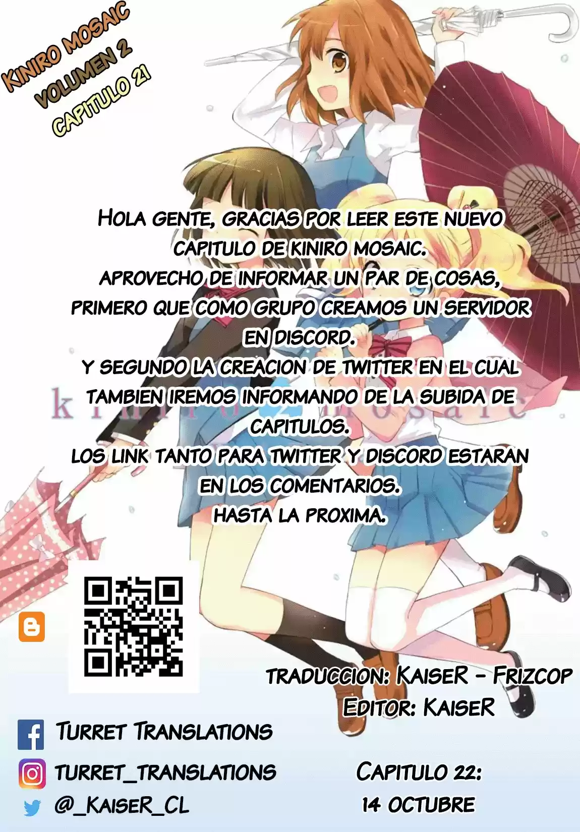 Kiniro Mosaic - Capítulo 21 - Página 12 - LectorTMOo
