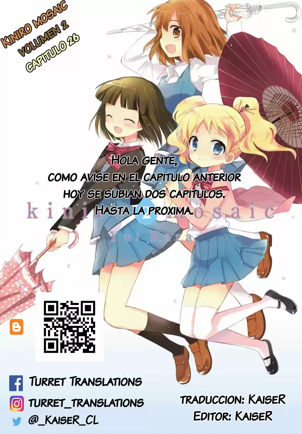 Kiniro Mosaic - Capítulo 26 - Página 12 - LectorTMOo