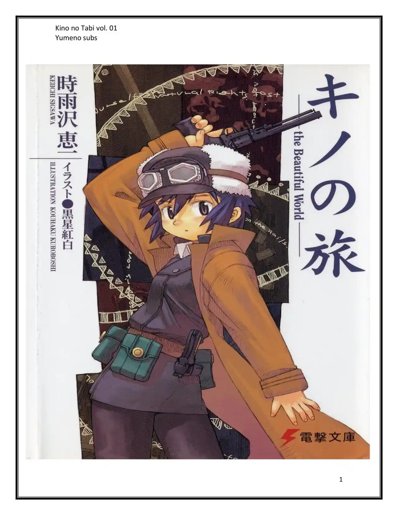 Kino No Tabi: The Beautiful World (Novela) - Capítulo - Página 2 - LectorTMOo